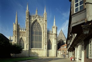 Exterieur van York Minster door Unbekannt Unbekannt