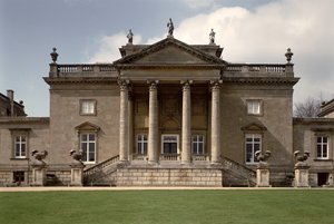 Exterieur van het centrale deel van het huis, Stourhead, Wiltshire door Unbekannt Unbekannt