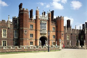 Hampton Court Palace in de lente 14 & 1520 door Unbekannt Unbekannt