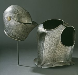 Helm en harnas, c.1620 door Unbekannt Unbekannt