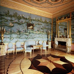 Interieur van de Chinese Blauwe Tekenzaal
