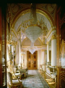 Interieur van de privé-appartementen van het Grote Kremlin-paleis