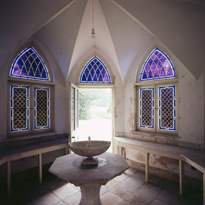 Interieur van de zuivel, Corsham Court, Wiltshire