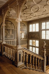 Knole House ca. 1610, De Trap, Sevenoaks, Kent, VK door Unbekannt Unbekannt