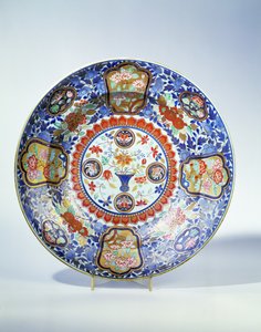 Grote Imari schaal, Genroku periode door Unbekannt Unbekannt