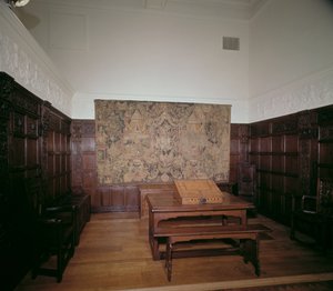 Paneelkamer in het Victoria and Albert Museum door Unbekannt Unbekannt
