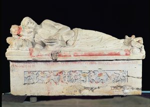 Sarcophagus, Etruskisch