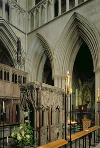 Heiligdom vanuit het zuidwesten, St. Albans Kathedraal door Unbekannt Unbekannt