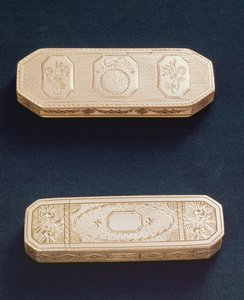 Zilveren tandenstokerdozen door Samuel Pemberton, Birmingham, 1791 door Unbekannt Unbekannt