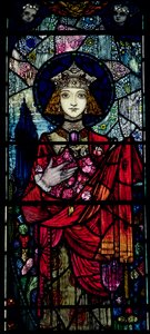 St. Elizabeth van Hongarije, door Harry Clarke uit Dublin (1889-1931) door Unbekannt Unbekannt
