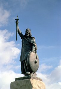 Standbeeld van Alfred de Grote (849-99)