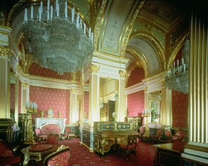 De Gouden Kamer van de Tsaritsa, in de privé-appartementen van het Grote Kremlin-paleis door Unbekannt Unbekannt
