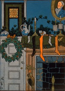 De nacht voor Kerstmis door Denlow, 1903 door Unbekannt Unbekannt