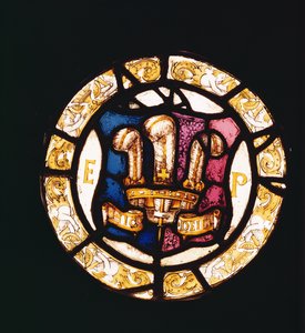 Het insigne en het Cijfer van Edward I toen Prins van Wales, Engels 16e eeuw door Unbekannt Unbekannt