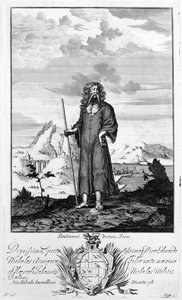 Een Druïde (gravure) door Unbekannt
