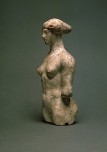 Een Naakte Pop, Grieks, Attisch, ca. 5e eeuw v.Chr. (terracotta)