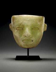 Een Teotihuacan stenen masker, c. 450-650