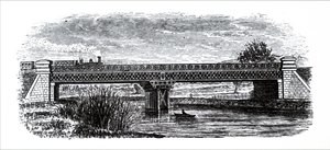 Een vakwerkbrug