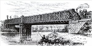 Een vakwerkbrug