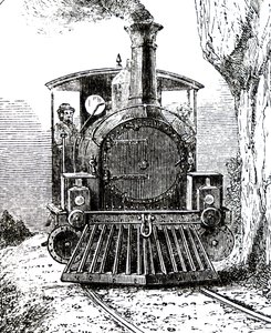 Een locomotiefrem door Unbekannt