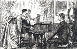 Een muzikale avond thuis door Unbekannter Künstler