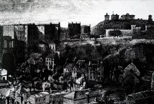 Een uitzicht op Edinburgh