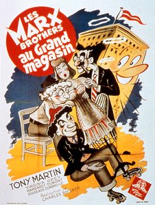 Affiche van de film Les Marx brothers au grand magasin met Tony Martin 1941