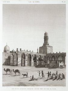 Een oude moskee bij Bab el-Nasr, Caïro, Egypte, ca. 1798