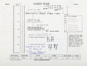 Apollo 11 Vluchtplan, pp 3-17/3-18. NASA/MSC door Unbekannt