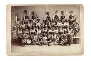 Ashanti groep lezing, Duitsland 1890s
