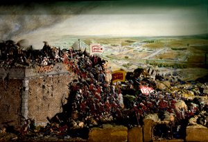 Oostenrijks-Turkse Oorlog in 1683 (diorama model)