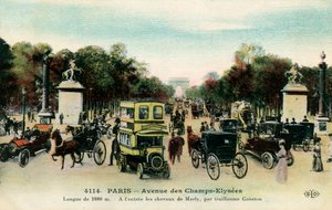 Avenue des Champs-Élysées, Parijs, ca. 1900