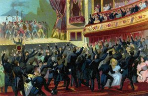 Belgische Revolutie van 1830 door Unbekannter Künstler