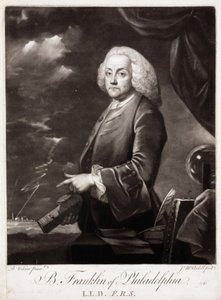 Benjamin Franklin, Amerikaanse theoreticus over statische elektriciteit