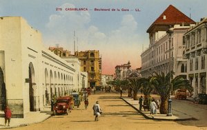 Boulevard de la Gare, Casablanca, Marokko