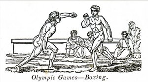 Boksers in de oude Olympische Spelen