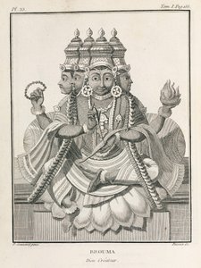 Brahma, de hindoegod van de schepping