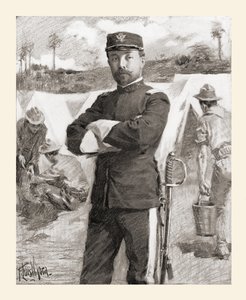 Brigadegeneraal Frederick Funston van de 20e Kansas Volunteers net na zijn promotie voor moed Frederick N. Funston door Unbekannt