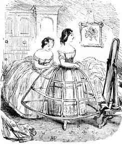 Britse vrouwenmode - 1850s door Unbekannter Künstler