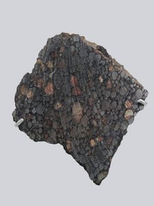 Carbonee chondriet (CBA). Gevallen in Gujba (Nigeria) in 1984. Nationaal Natuurhistorisch Museum, Parijs door Unbekannt