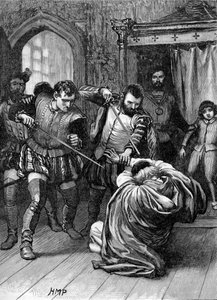 Kardinaal Beaton wordt vermoord, 29 mei 1546 door Unbekannter Künstler