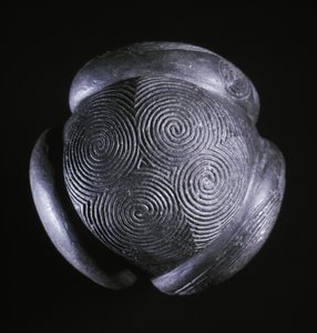 Gesneden bal van Glass Hill, Towie, Aberdeenshire, Neolithisch, ca. 3000 v.Chr.