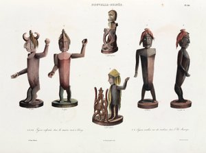 Gesneden houten figuren, Nieuw-Guinea
