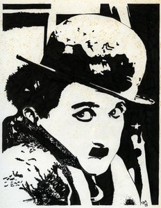 Charlie Chaplin door Unbekannter Künstler