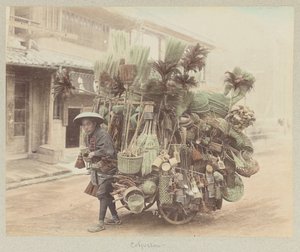 Colporter - Japan 1880-1910 door Unbekannter Künstler