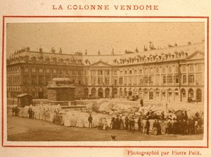Commune van Parijs (1871): vernietiging van de Vendôme-zuil in mei 1871 door Unbekannt