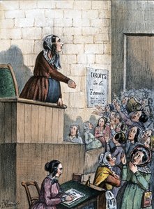 Conferentie over vrouwenrechten door Unbekannter Künstler