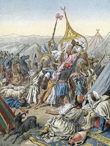 Verovering van Algerije door Frankrijk: Inname van de Smalah van Abd-el-Kader bij Taguin door de hertog van Aumale (1843) door Unbekannter Künstler