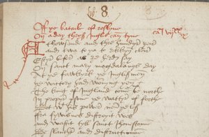 Kopie van de Kroniek van Andrew of Wyntoun, Fol 325 verso (detail), ca. 1550 door Unbekannt