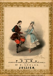 Koppel dat de Polka danst door Unbekannter Künstler